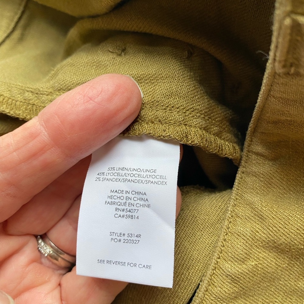 Cabi Charlie Linen Blend pant - Picture 5 of 6